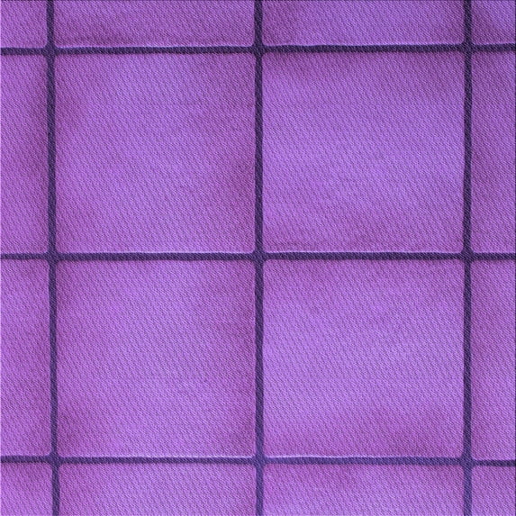 Ahgly Company Indoor Square Patterned Heliotrope Purple Area Rugs, 6' Square