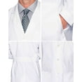 thumbnail image 1 of Landau 5 Pocket Lab Coat Men's - Classic Relaxed Fit, 4 Button, Notch Neck, Full Length 3124, 1 of 5