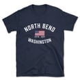 thumbnail image 1 of North Bend Washington Patriot Men's Cotton T-Shirt, 1 of 1