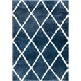 thumbnail image 2 of nuLOOM Diamond Soft & Plush Shag Area Rug, 4' x 6', Blue, 2 of 2