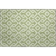 thumbnail image 2 of Addison Rugs Mayfield Washable Transitional Geometric Green Rectangle Rug, 1'8" x 2'6", 2 of 5