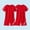 Red, variant on 2 Pc Kids' Boys Sport Outfit Sets Children's Round Neck Short Sleeved T-Shirts and Casual Loose Athletic Shorts Child's Summer Outdoor Sportswear Sets