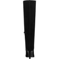 thumbnail image 4 of Nine West Womens Maxim Suede Pointed Toe Knee-High Boots Black 7.5 Medium (B,M), 4 of 5