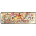 thumbnail image 5 of Dreamtimes Vintage Birds Cartoon Hallway Runner Rug 2'x6' Kitchen Rug with Rubber Backing Spring Flower Branch Non Slip Entryway Rug Runner Washable Soft Area Rug for Hallway Bedroom Kitchen Decor, 5 of 6