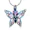 Rainbow/Pink, variant on Butterfly Urn Pendant Memory Necklace for Cremation Ashes Holder Keepsake Memorial Jewelry