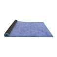 thumbnail image 2 of Ahgly Company Indoor Square Abstract Blue Contemporary Area Rugs, 6' Square, 2 of 4