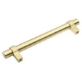 thumbnail image 2 of GlideRite 5 in. Center European Style Solid Steel Bar Pull, Satin Gold, 2 of 3
