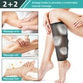 thumbnail image 3 of Cordless Leg Massager, Calf Leg Compression Massager for Circulation with 3 Heat Levels 3 Modes & Intensities, Air Compression Wraps for Calves for All Size, Relives Muscle Ache Fatigue, 2Pcs, 3 of 10