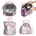 thumbnail image 2 of Pioneer Flower Floral Print Pattern Drawstring Lunch Bag Women - Drawstring Lunch Bag Insulated for Work Office - Stain-Resistant Large Lunchbags for Women with Multi-Pockets, 2 of 6