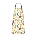 thumbnail image 2 of Lsque Vegetable Waterproof Apron Chef Aprons for Men Heavy Duty Chemical Work Apron Extra Long Grilling Aprons with Adjustable Bib Apron, 2 of 9