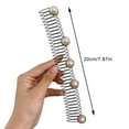 thumbnail image 4 of Hair Finishing Clip Bangs Fixed Insert Comb Rhinestone New Hair Hairpin, 4 of 8