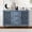 Blue 2 Doors 3 Drawers, variant on LFGUIZO 47″ Blue Bohemia Sideboard with 3 Drawers 3 Doors and 2 Adjustable Shelves Modern Accent Storage Cabinet for Dining Room,Living room TV Stand