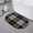 -, variant on Black Plaid Bath Mat Vintage Check Diatomaceous Earth Bathroom Rugs Absorbent Stone Bath Mat Fast Drying Shower Rug Non Slip Doormat 15.7" x 23.6"