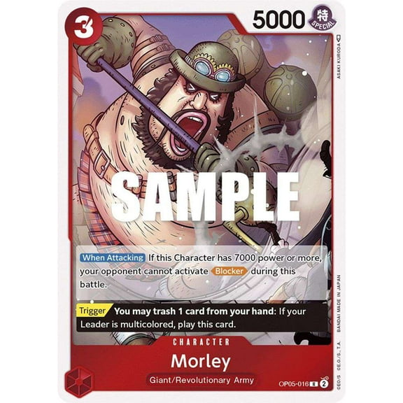 One Piece Awakening of the New Era Rare Morley OP05-016