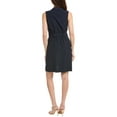 thumbnail image 2 of Sharagano womens  Front Zip Shirtdress, 12, Blue, 2 of 3
