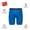 thumbnail image 2 of Hanes Mens Underwear Long Leg Boxer Briefs, 3-Pack, Core Plus Performance Stretch SYTLL3, 2 of 8
