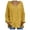 Yellow, variant on Vedolay Women's Pullover Casual 2023 O Neck Pullover Sweater Knit Tops Blouse Grey,2XL