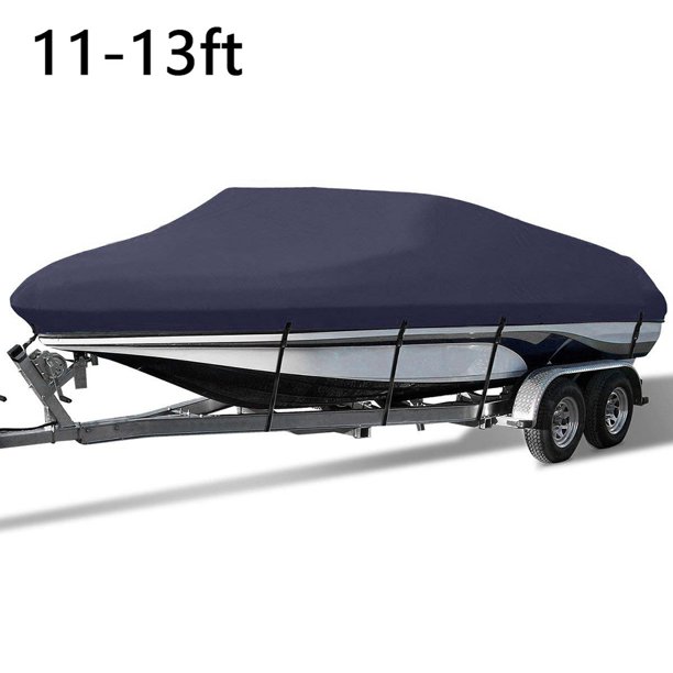 Waterproof Heavy Duty Boat Cover Protector Dustproof Trailerable VHull