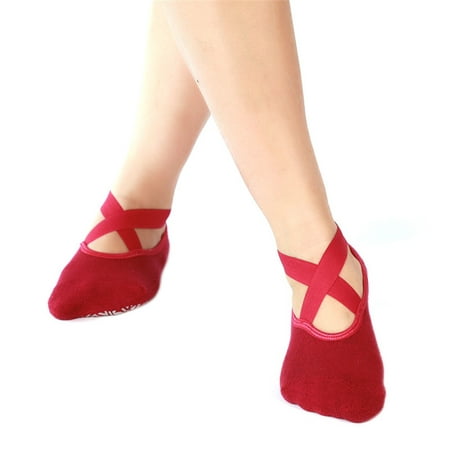 Comaie Women Pilates Socks Nonslip Yoga Socks for Ladies Ballet Dance ...