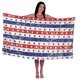 thumbnail image 4 of Adult Beach Towel American Flag Sandproof Microfiber Woman Beach Towels Quick Dry Lightweight Travel Towels 27x55inch, 4 of 6