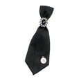 thumbnail image 2 of Women's Neck Tie Silky Retro Style Smooth Bow Tie for Blouse Student Wedding black, 2 of 8