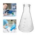 thumbnail image 3 of 2pcs Simple Erlenmeyer Flasks Sturdy Glass Flasks Practical Thickened Flasks, 3 of 9
