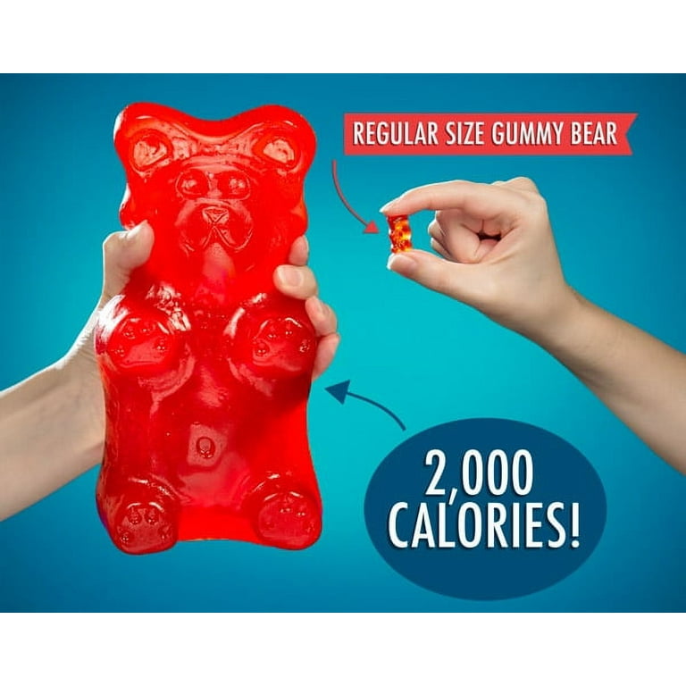 5 LB Giant Gummy Bear - Cherry - Sugar Life Candy