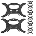 thumbnail image 1 of BEADCEST 12Ud Soporte Organizador De Cables De Reutilizable Negro Para Cocina Y Almacenaje, 1 of 8