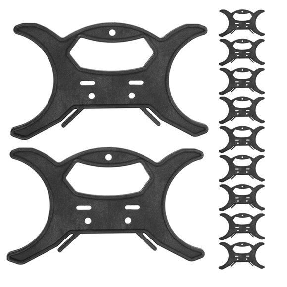 BEADCEST 12Ud Soporte Organizador De Cables De Reutilizable Negro Para Cocina Y Almacenaje