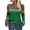 Green, variant on GigrtiJin Women's Striped Colorblock Sweater Long Sleeves Casual Round Neck Pullover Top Loose Comfy Warm Sweaters