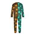 thumbnail image 5 of Spooky Family Pajamas Set Jack O Lantern Print, Elastic Waist Halloween Family Pajamas Long Sleeve Crew Neck, Funny Matching Halloween Pajamas for Ki’ds Adults, 5 of 6