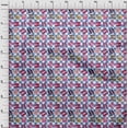 thumbnail image 4 of oneOone Polyester Spandex Medium Blue Fabric Beach Slipper Craft Projects Decor Fabric Printed By The Yard 56 Inch Wide, 4 of 4