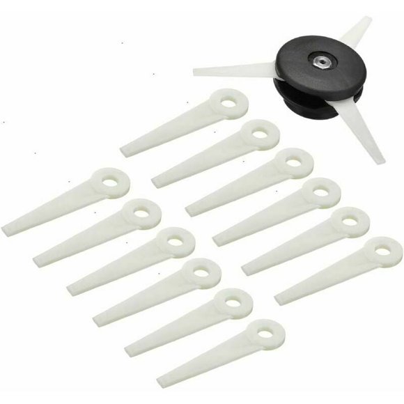 Husqvarna Compatibility, Genuine Parts Exact Fit For Lawn Mowers And Lawn Mower Blades, Usa Manufactured Aftermarket Blades Kit, Durable Use With PolyCut Blade Technology (1 Brush
