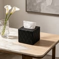 thumbnail image 4 of Tissue Box Holders, Multifunctional Tissue Storage Box, Plastic Desktop Square Refillable Tissue Holder for Home, Office, Car Toilet Paper Storage, 4 of 6