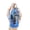 Blue, variant on Opening Door Racing Car Keychain Kids Mini Pull-back Graffiti Sports Car Toy Key Ring Holder Backpack Handbag Hanging Decoration