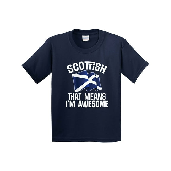 Inktastic Scottish Pride Scotland Flag Youth T-Shirt