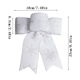 thumbnail image 2 of Christmas Bow Snowflake Bow Color Christmas Bow Window Ornament Bow, 2 of 3