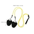 thumbnail image 2 of CRAFTHROU 2pcs Swimming Exercise Equipment Multi Nylon Swimming Tether for Beginners Outdoor Training, 2 of 7