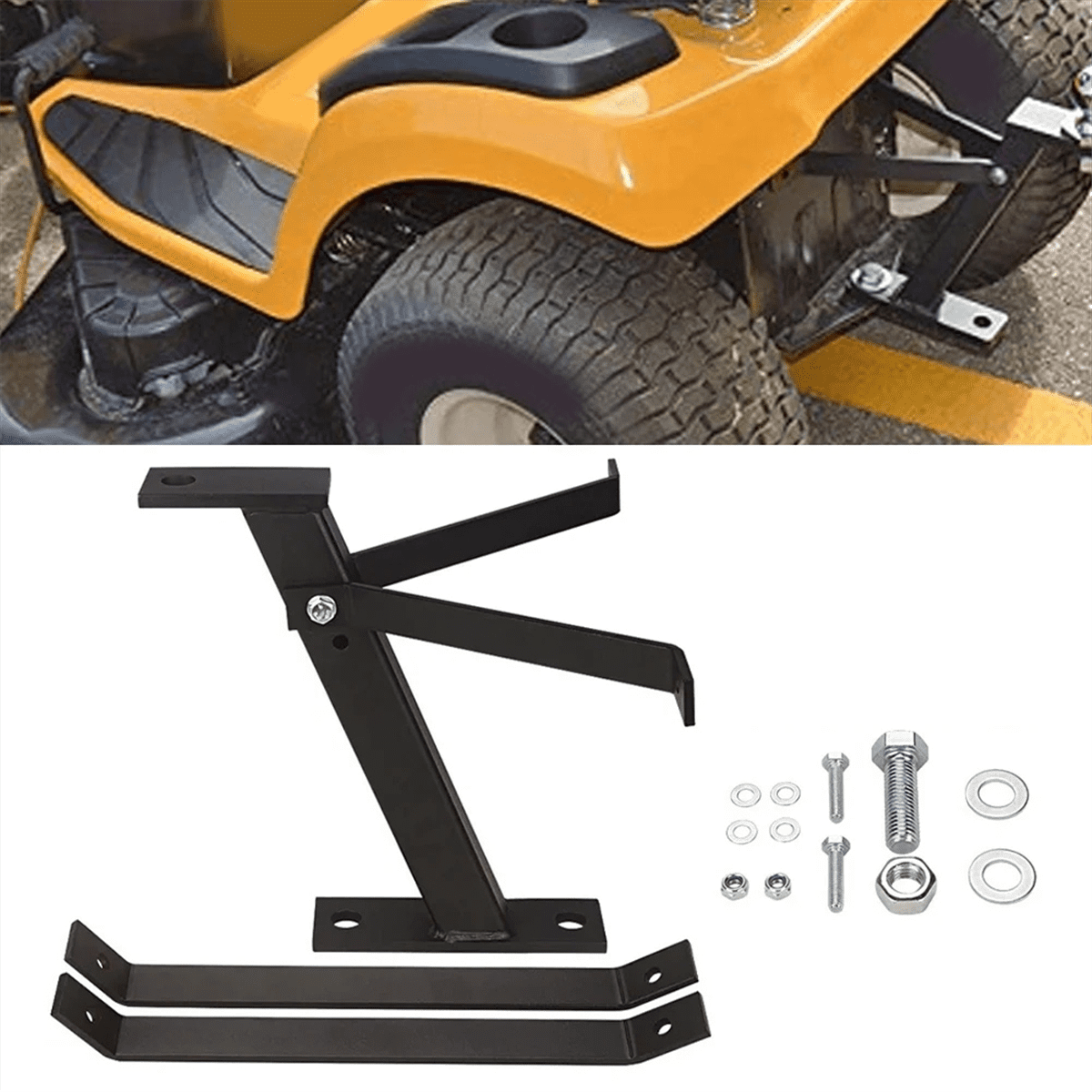 Trailer Hitch for Lawn Mower Heavy Duty Garden Tractor Lawnmower Trailer Attachm Garden Tool Accessories