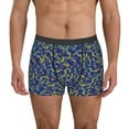 thumbnail image 2 of Bingfone Uncaria Flower Men's Underwear - Casual Stretch Boxer Briefs-Small, 2 of 7