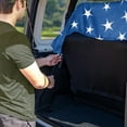 thumbnail image 5 of Xoenoiee Retro American Flag Pattern Rear Bench Towel Seat Covers, Universal Back Seat Cover Split Bench for Cars, Trucks, SUVs, Waterproof Auto Seat Protector for Most Vehicles, 5 of 7