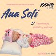 thumbnail image 2 of Muñeca Reborn Ana Sofi 55cm Bebé Muy Detallada Look de Princesa y Kit Esencial, 2 of 4