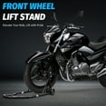 thumbnail image 2 of Motorcycle Stand Front Wheel Lift Stands, 990Lbs Capacity, Swingarm Spool Paddock Stands for Sport Bike, Fit for Yamaha Honda Kawasaki, 2 of 9