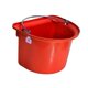 thumbnail image 5 of Comedero para caballos tipo cubo, fácil de limpiar, resistente, para granja y uso exterior. Rojo, 5 of 9