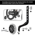 thumbnail image 2 of Kids' Balance Training Wheels with Flashing Lights for 12-20 Inch Bicycles - Includes Support Bracket, Tools, and Accessories in Black and Multiple Colors, 2 of 6