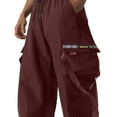 thumbnail image 3 of Mens Pants, Mens Cargo Pants Casual Tactical Military Work Pants with Multi-Pockets Outdoor Hiking Camping Sweatpants Lightweight Brown XXL, 3 of 6
