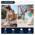thumbnail image 3 of Comfort Crew Socks 6 Pairs for Women, Soft Breathable Stretch Socks, Non Binding Comfortable Fit for Work, Walking & Everyday Wear, Size 7-9, 3 of 6