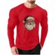 thumbnail image 2 of Amzcrzy - Sudadera Para Hombre, Ropa Deportiva Para El Hogar, Pijamas, Moda, Suelta, Informal, Color Sólido, Camiseta Deportiva, Rojo, M, 2 of 6