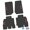 Black w/ Orange Insert, variant on Flextread Floor Mats for 07-13 Jeep Wrangler JKU 4-Door - Mopar Licensed Factory Fit - Black w/ Red Rubicon Insert - 100% Made in USA