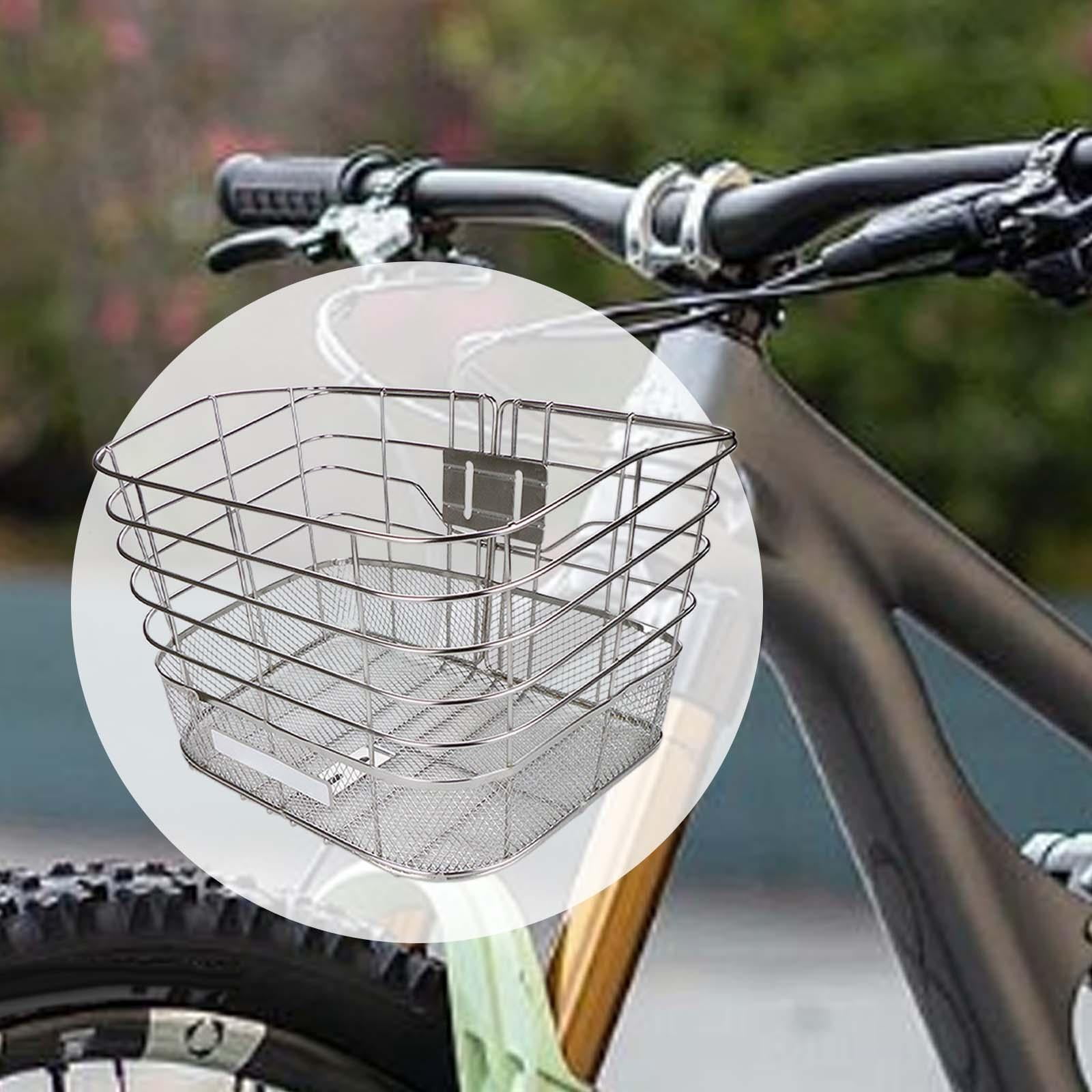 DimyFew Bike Basket Front Bicycle Front Basket Portable Bike Basket Front Decoration for